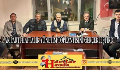 Ak Parti haftalık toplantısını gerçekleştirdi