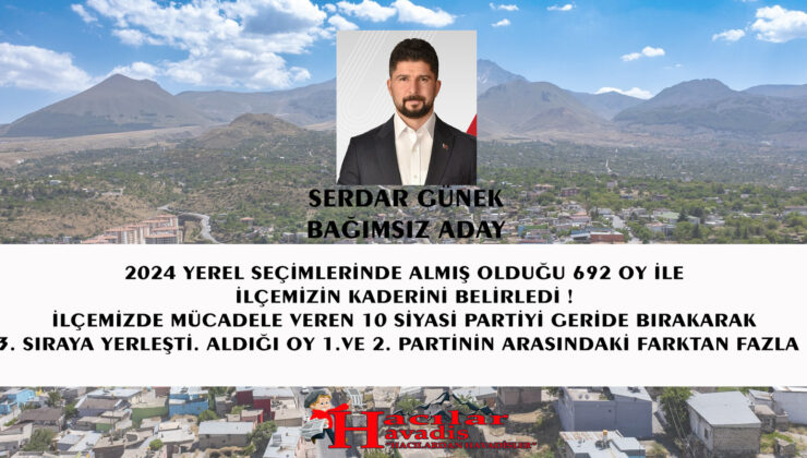 İLÇEMİZİN KADERİNİ BAĞIMSIZ ADAY BELİRLEDİ !